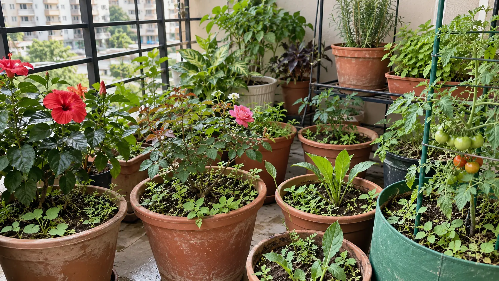 Why weed are coming back in my balcony garden 